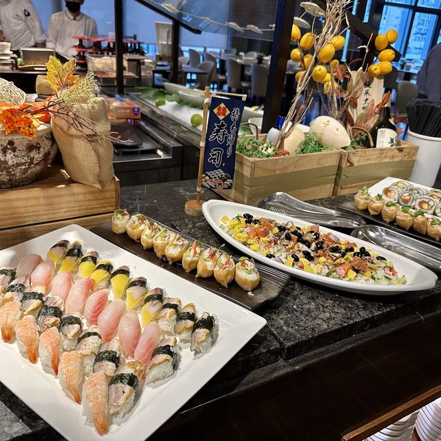 台北萬華吃到飽！凱達大飯店 百宴自助餐廳！寬敞空間、不限時用餐！