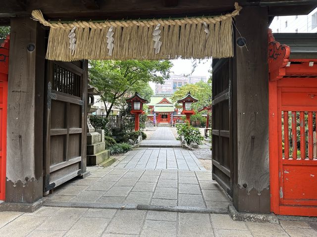 福岡・天神。『天神』地名の由来『水鏡天満宮』