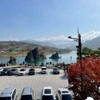 ⛰️도담삼봉이 한눈에 보이는 카페 마마코코☕️🍁