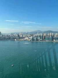 港女下午茶配超靚海景😍
