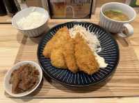 福岡・博多。松浦産のアジが食べ放題の定食アリ。博多駅地下グルメ『山陽食堂 博多駅地下街店』