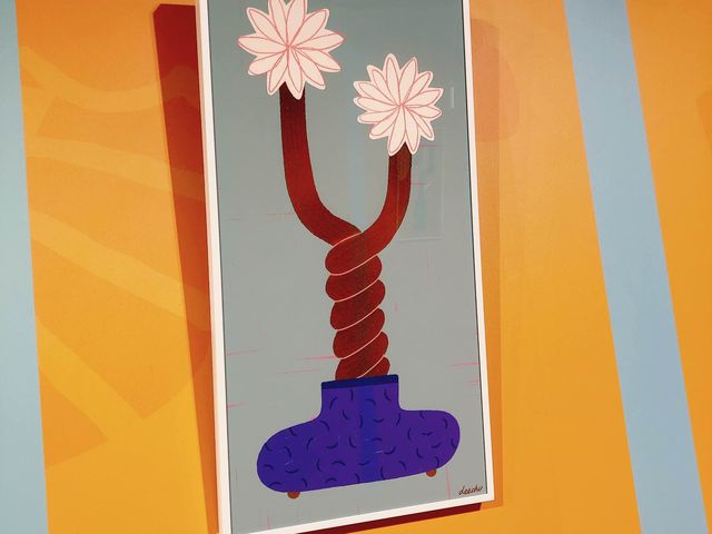 台北｜🧑🏻‍🎨👨‍🎨👩🏻‍🎨藝術走廊🎨 A11 3F | 轉角藝術 | 朱緹個展《心開的花市》