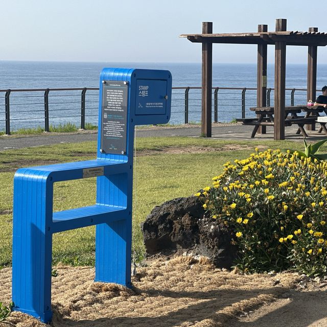 동해의 수평선을  맘껏 구경할 수 있는 🌊 제주 어영공원