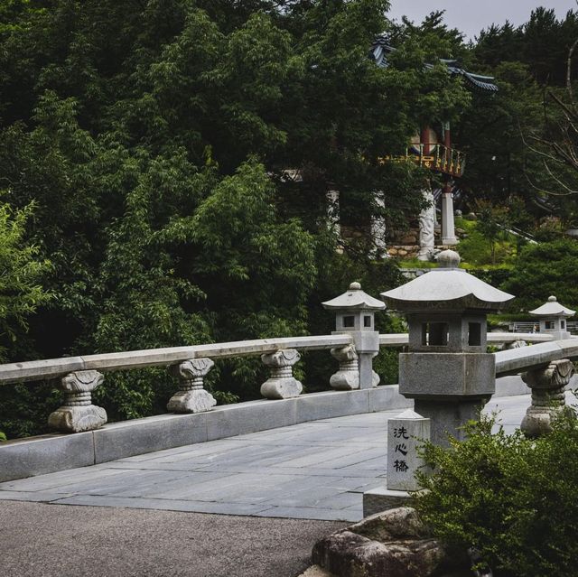 Beautiful view of Hwaamsa Temple 