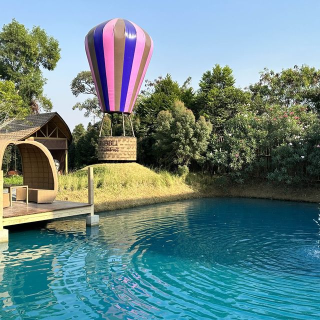 曼谷近郊Bubble aim the Forest Cafe馬爾代夫渡假feel 打卡聖地 療愈cafe