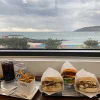 제주도 함덕 오션뷰 수제버거 맛집 무거버거