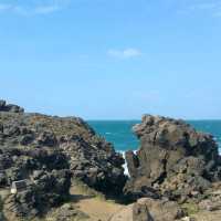 澎湖西嶼景點【鯨魚洞與漁翁島燈塔】