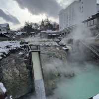 Hot-spring in Kusatsu japan