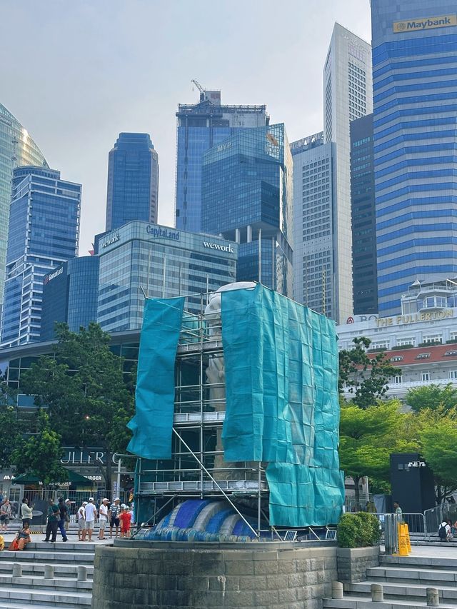 《新加坡》地標級打卡景點 白天晚上各有不同風情-魚尾獅公園