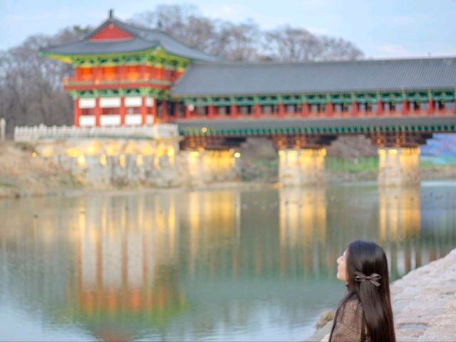 징검다리에서 인생사진을, 경주 교촌마을