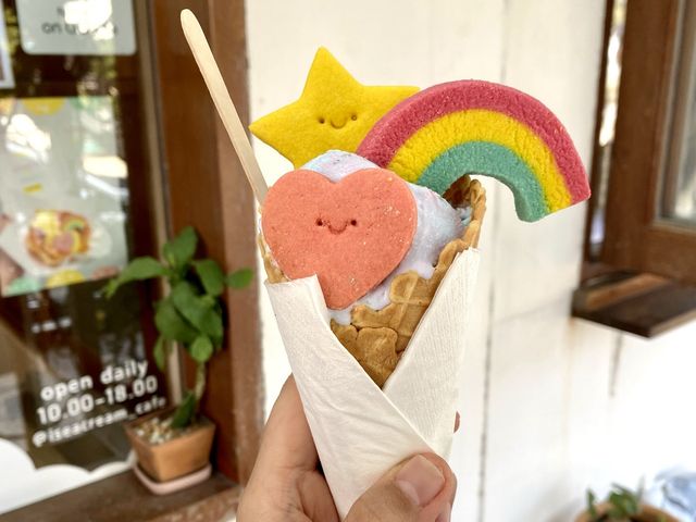 🍦I sea cream คาเฟ่ไอติมบางแสนสุดน่ารัก🌈