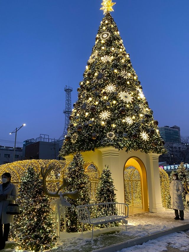 크리스마스 트리 명소! 타임스퀘어🎄🎅🏻🎁