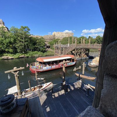 TDS移動にも便利！風景も最高！蒸気船の船旅ディズニーシー