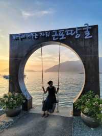 일몰이 아름다운 거제도 근포동굴🪨