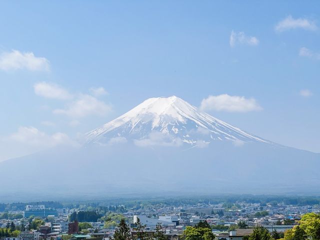 新倉山淺間神社 超美富士山景色 就是明信片