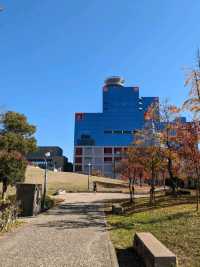 梅田、北区の 扇町公園 は広大な敷地内に、プール、ジム、何よりも関西テレビのビルが超オシャレ！キッズプラザも有る！