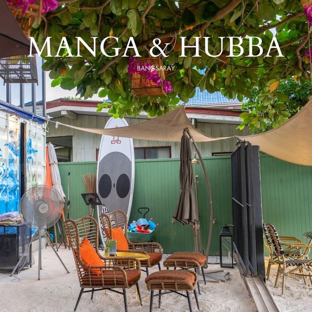 คาเฟ่ริมหาดบางเสร่ “Manga & Hubba ” 🧡