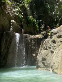 Take a chill break in cold waters and test your courage at Dao & Binalayan waterfalls 