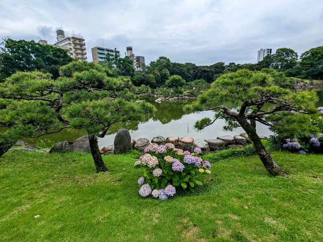 日本東京-靜謐清幽的名石山水園邸：清澄庭園