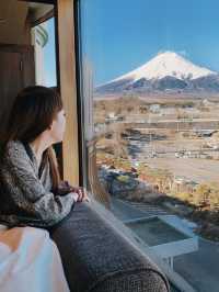 Fuji view at Hotel Kaneyamaen 