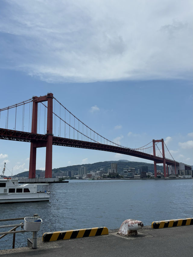 【福岡グルメ】東洋一にもなったこともある吊り橋を見ながらランチ