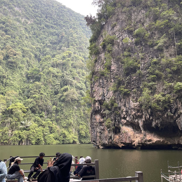 Boat-riding at Tasik Cermin Ipoh