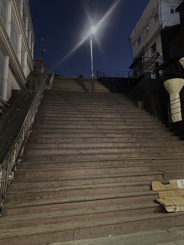 Sunset Stroll Through Itaewon: A Vibrant Neighborhood with a Stunning View