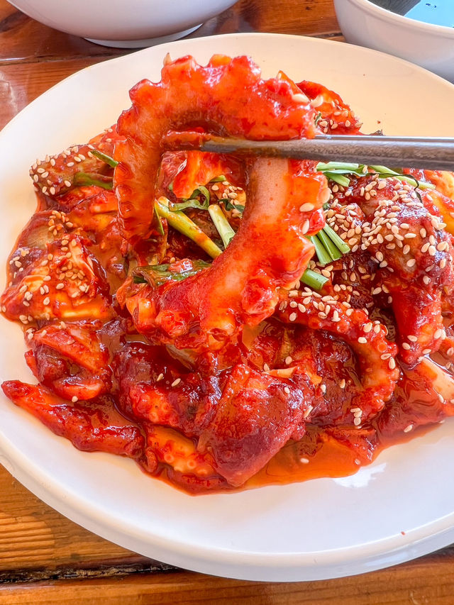 【韓国／仁川】迫力満点のナクチ料理