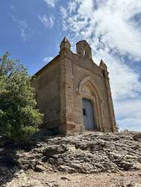Small chapel at the high point on the Montserrat mountain