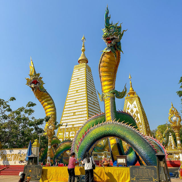 ขอพร🙏พระธาตุ ชื่นชม พญานาค อุบลราชธานี