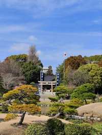 精緻巧妙造景的水前寺成趣園