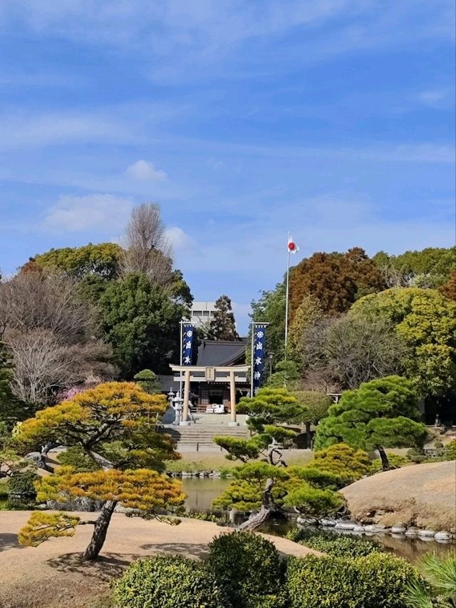 精緻巧妙造景的水前寺成趣園