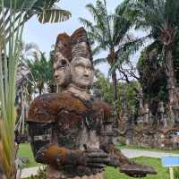 Immersing in Spirituality at Buddha Park, Vientiane