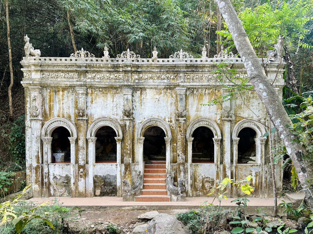 Unique temple in the wood 