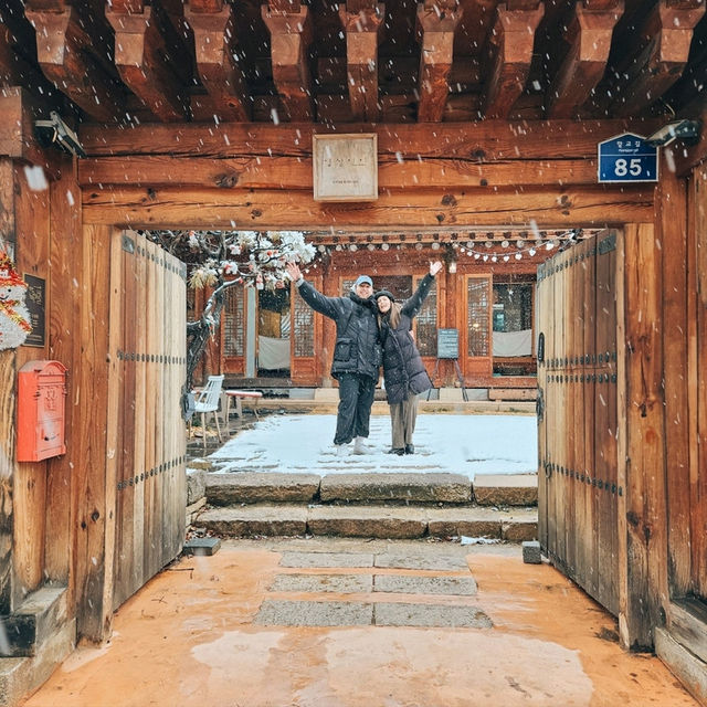 Korea: Jeonju Hanok Village❄️🏯
