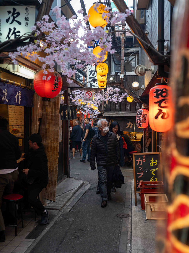 春の思い出横丁 🌸🏮昭和のノスタルジックな雰囲気