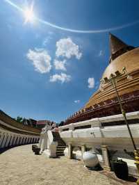สายบุญต้องมา ไหว้พระ ชมความงาม “วัดพระปฐมเจดีย์” 