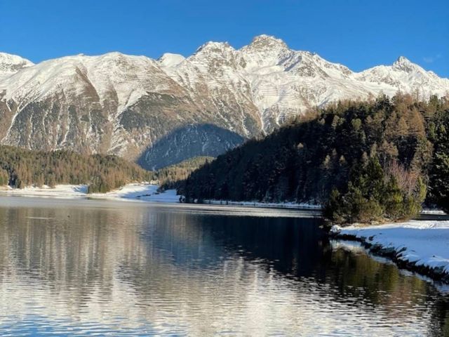 瑞士-聖莫里茲湖，滑雪度假勝地與冬奧馬球舉辦之處