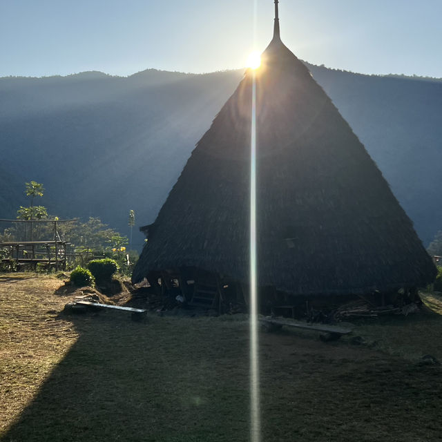 Traditional village of Wae Rebo in Indonesia!