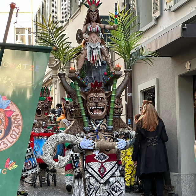 🎭 “Drums, Masks, and Moonlight: A Night at Lucerne Carnival”