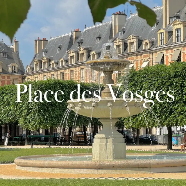Embrace European "Chill" at Place des Vosges! 🌳☀️