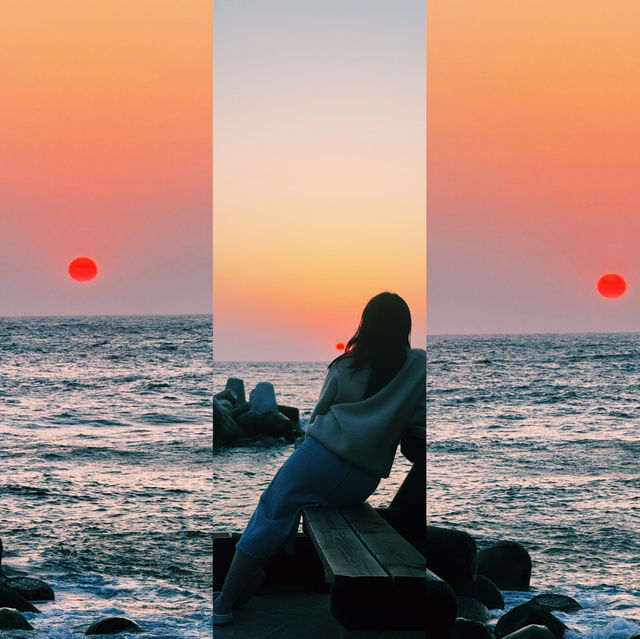 울릉도 노을, 전망대에서 바라본 그 찬란한 순간