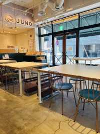 自由が丘🇯🇵のベーグル専門店JUNOCAFEで一休み🥯⟡.·