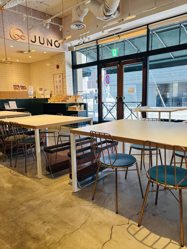 自由が丘🇯🇵のベーグル専門店JUNOCAFEで一休み🥯⟡.·