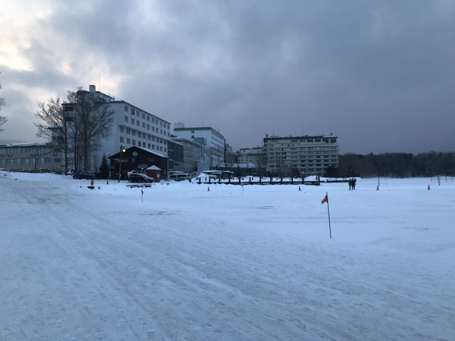 北海道-阿寒湖（雪上摩托車）