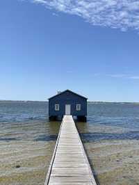 💙 Perth’s Iconic Blue Boat House: Simplicity Meets Serenity 🛶🌊