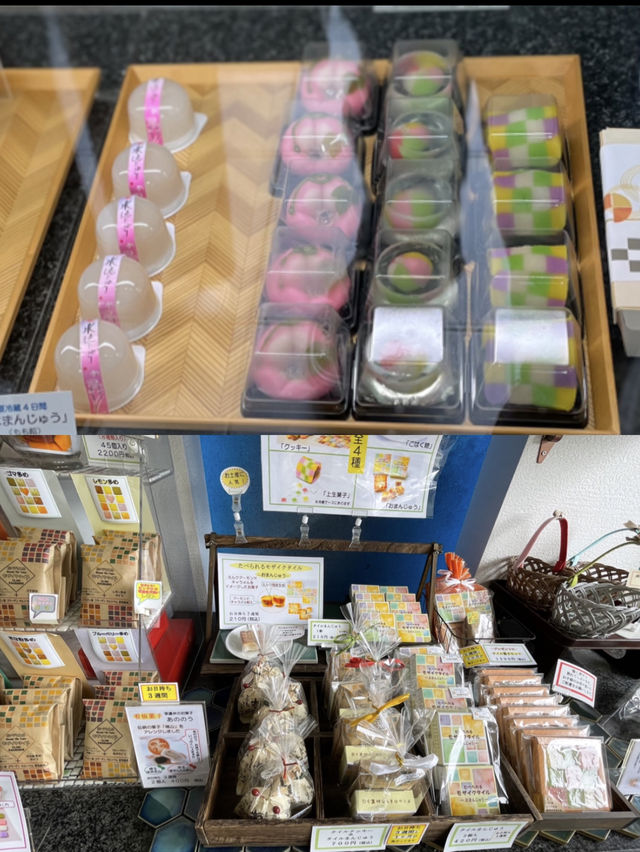 【岐阜】モザイクタイル風の和菓子 タイルを使ったトリックアート
