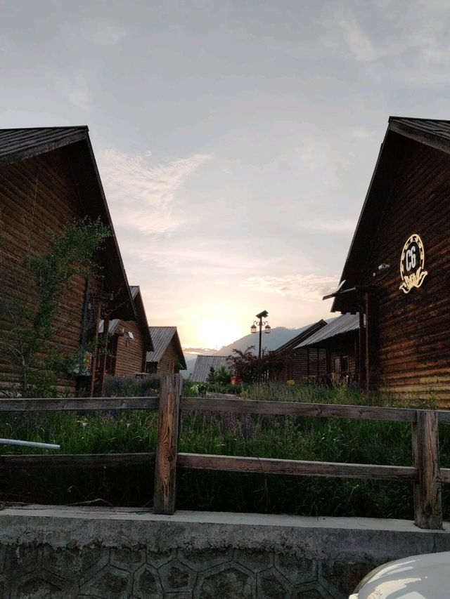 As the Sun Sets, Reluctantly Leaving This Enchanting Place