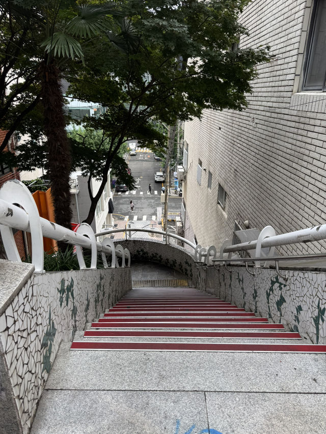 롬바르드 스트리트 같은 계단!!