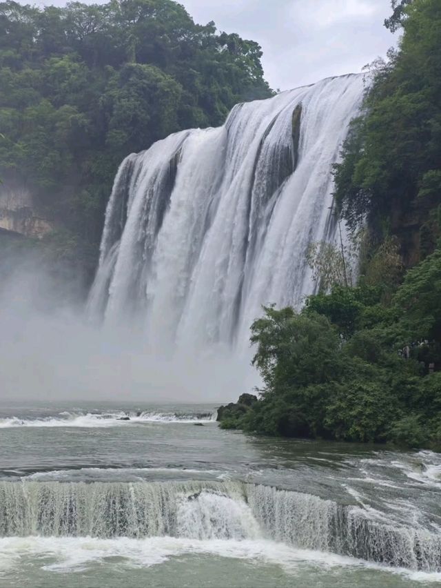Getting Soaked at Huangguoshu Waterfall, And Loving It